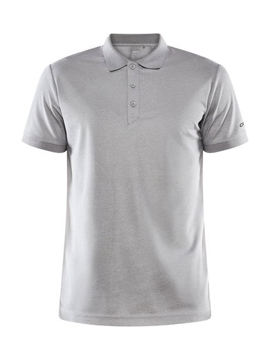 Craft Sport-Polo Core Unify (funktionelles Recyclingpolyester) grau meliert Herren